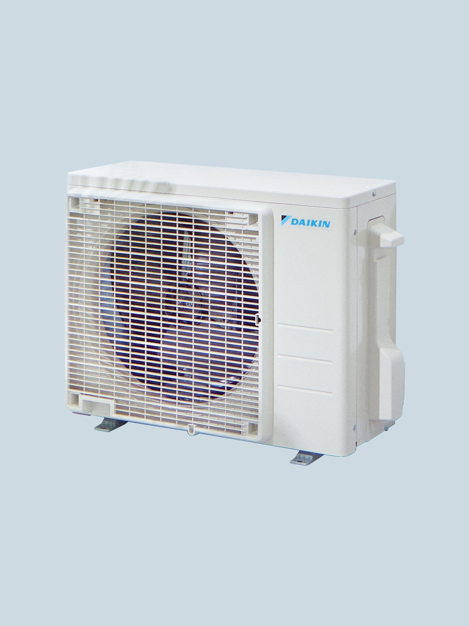Packshots: outside unit of Sensira air conditioner